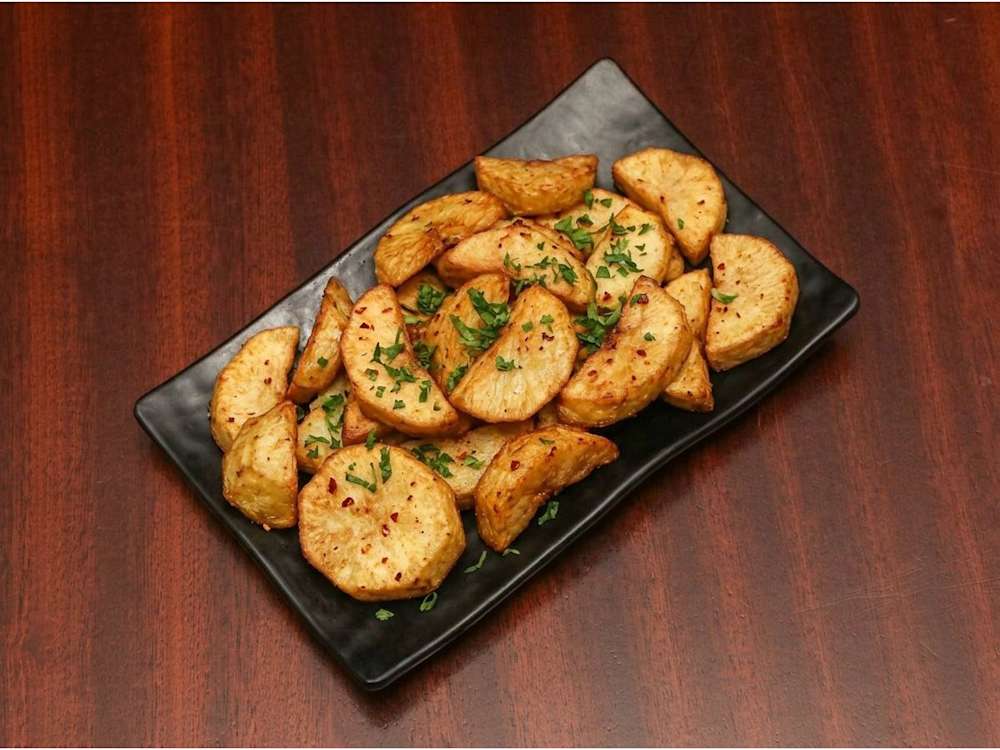 Roasted potato wedges